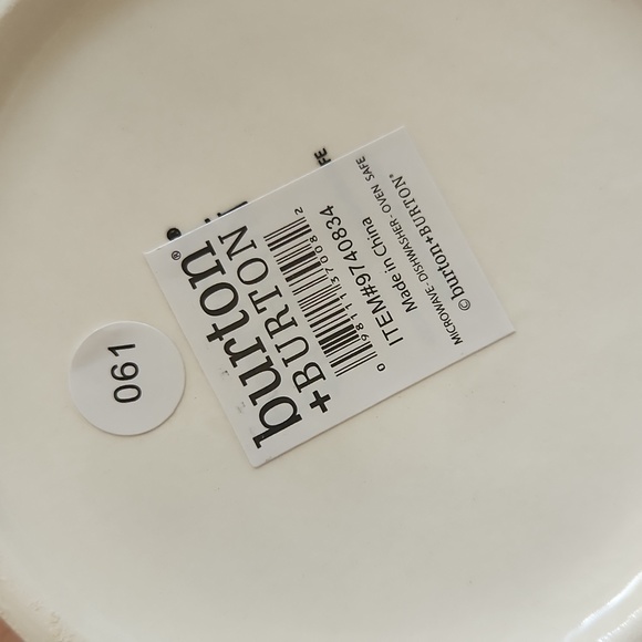 BURTON+BURTON Best Mom Paw Print Coffee Tea Soup Mug White Black NIB - Picture 5 of 13